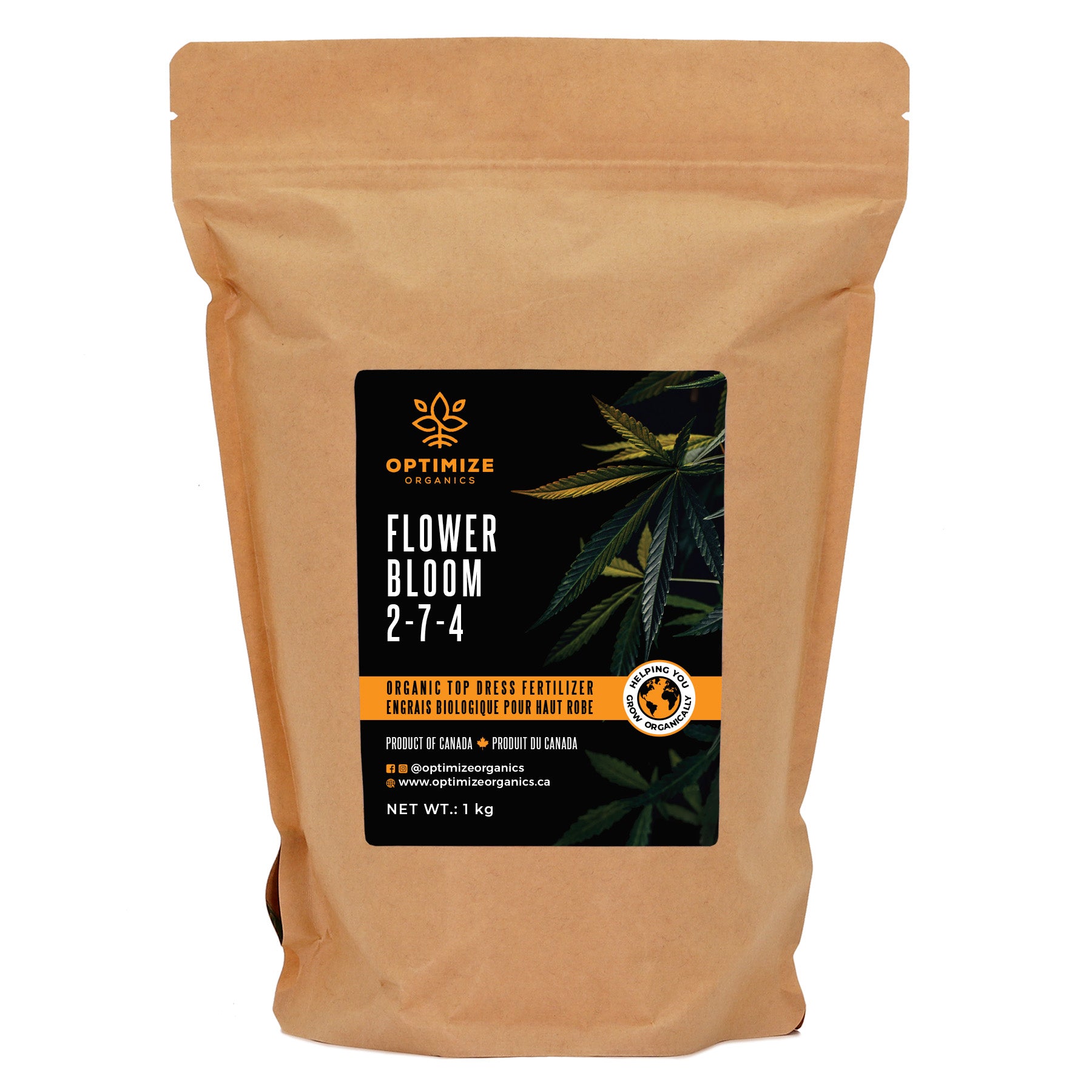 best organic fertilizer for flowering marijuana plants 2-7-4 Flower Bloom