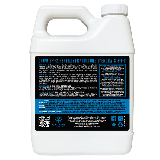 3 1 2 plant fertilizer 3-1-2 Grow Fertilizer