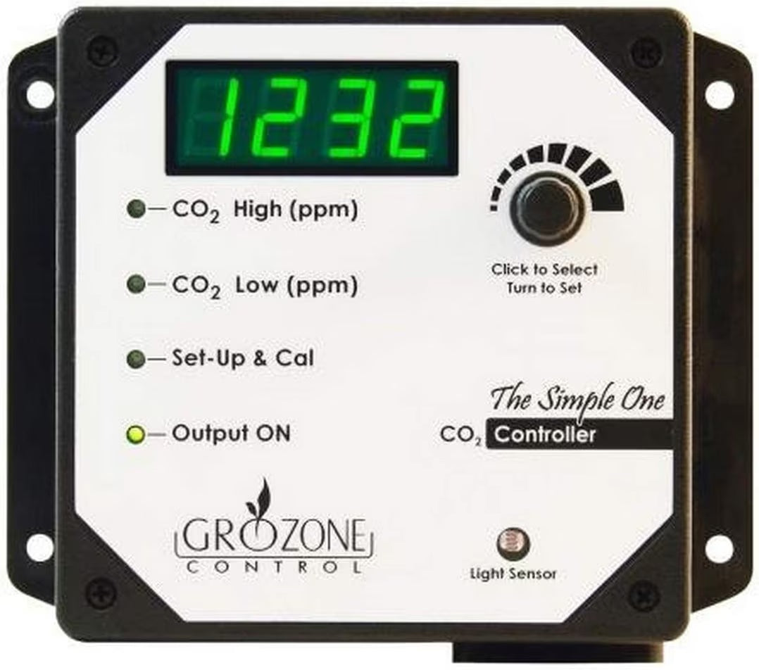 GROZONE CO2 CONTROLLER - 0-5000ppm – Optimize Organics Inc