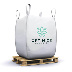 One metric tonne tote of organic alfalfa meal fertilizer